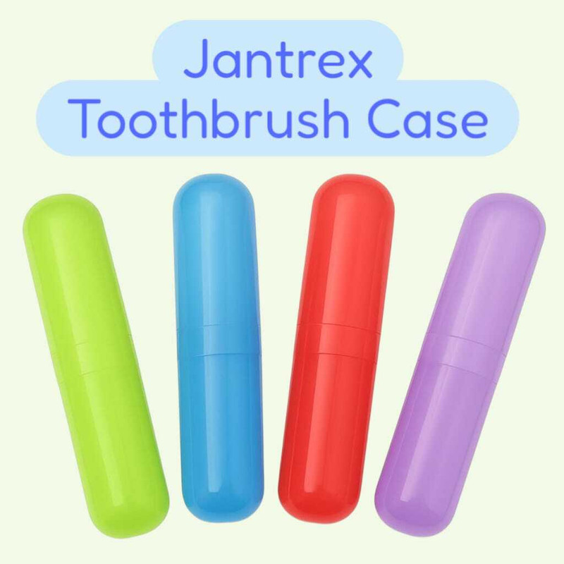 Jantrex Effortless Toothbrush Storage for Home & Travel | Pack of 4 Holders Toothbrush Case(Pack of 4)