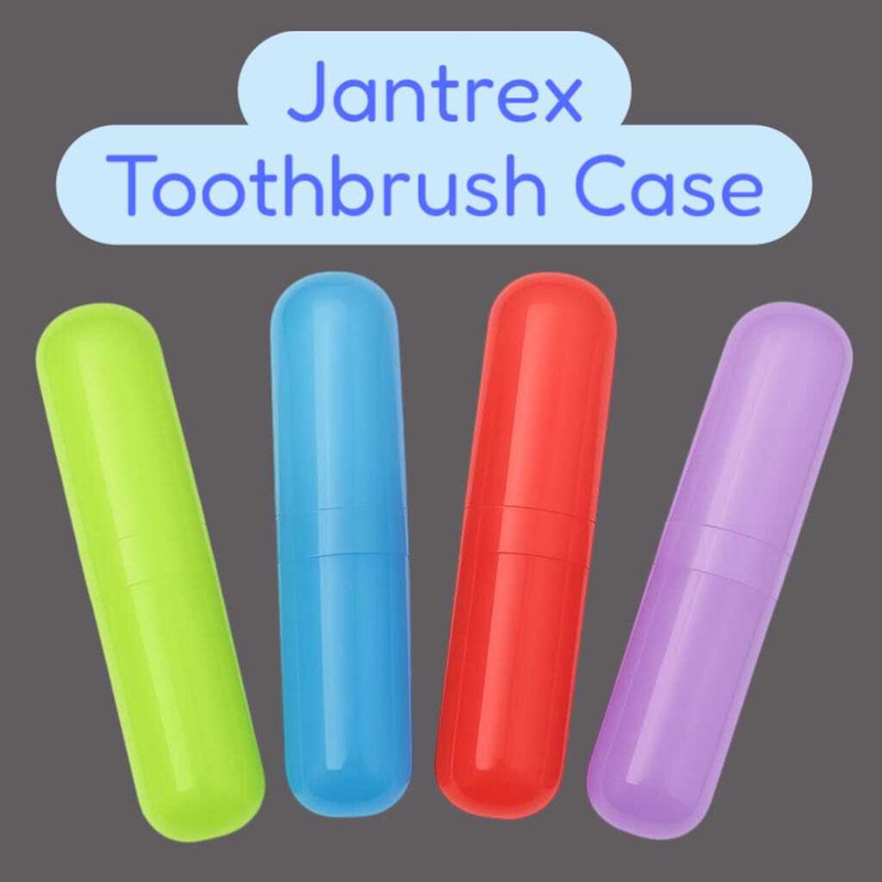 Jantrex Multi-utility Toothbrush & Paste Storage for Travelers | Pack of 4 Toothbrush Case(Pack of 4)