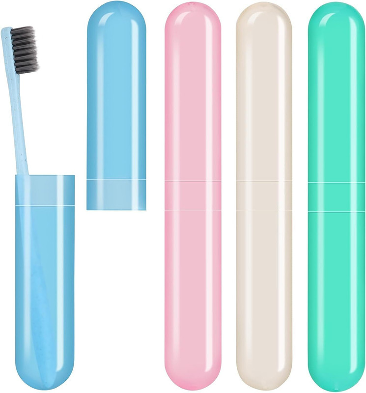 ExpressHub Toothbrush Cover Toothbrush Protector for Traveling, Bathroom, Home, Camping Toothbrush Case(Pack of 4)