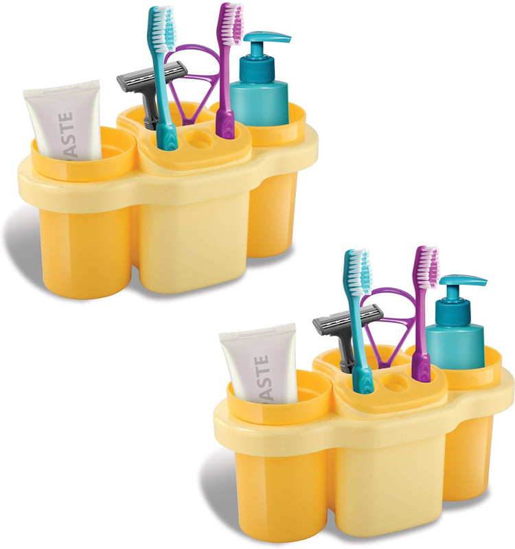JEWEL Plastic Toothbrush Holder(Blue)