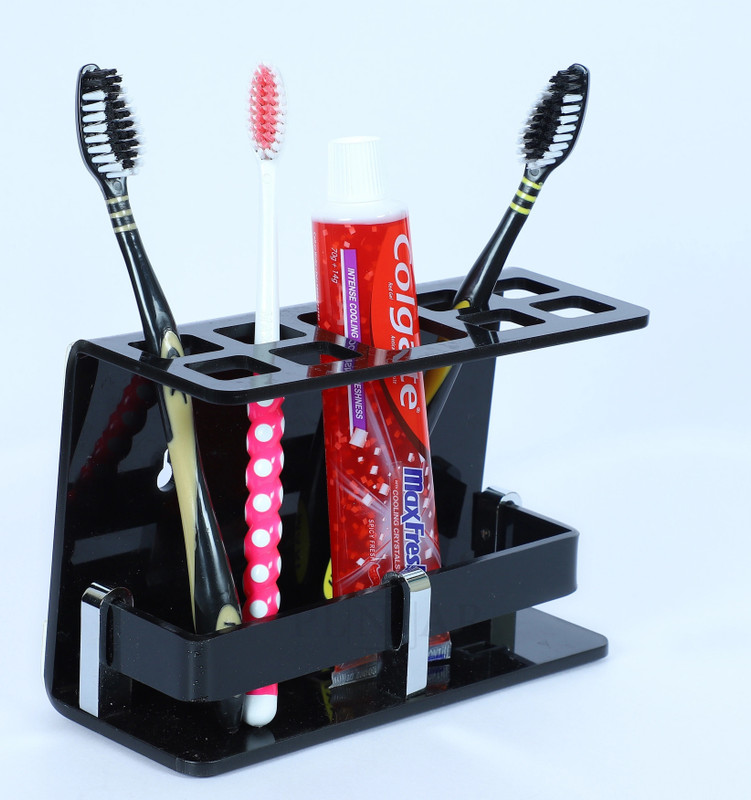 PLNJAR Acrylic Toothbrush Holder(Wall Mount)