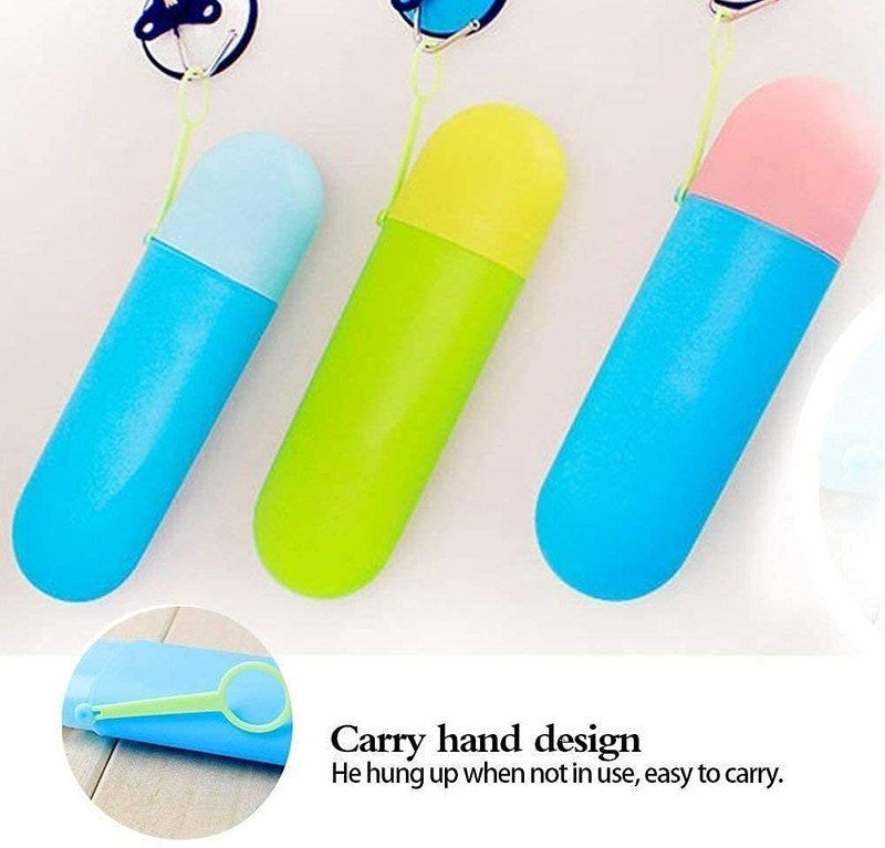 FAAS Toothpaste Toothbrush Holder Cover Cap Outdoor Holder Plastic Toothbrush Holder Toothbrush Case