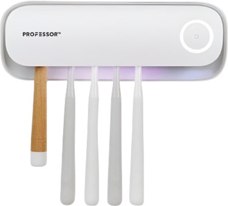 Professor UVC Toothbrush Sanitizer & Sterilizer Holder | Eurofins CE Certified Toothbrush Sanitizer(5 Brushes)