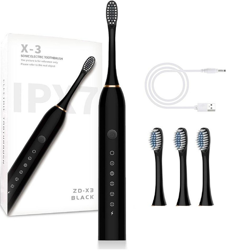 MinzAy MinzAy_X-3 Sonic Electric (Multicolor) Ultra Soft Toothbrush(Pack of 2)