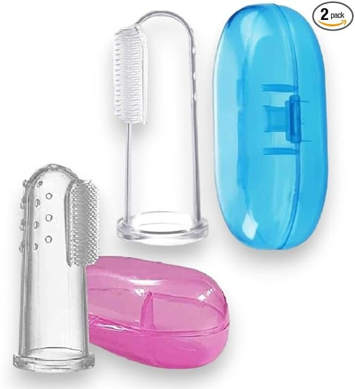 Lifekrafts 2pcs Toothbrushes Oral Cleaning Massager to Train Your Child Healthy Oral Habits Extra Soft Toothbrush(Pack of 2)