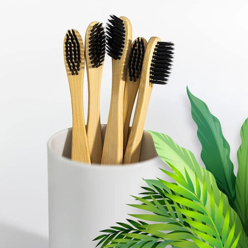 BAKUL Organic Bamboo Toothbrushes Extra Soft Toothbrush(Pack of 3)