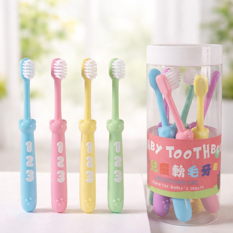 LittleLight BPA Free Baby Toothbrush Supersoft Bristles for Kids/Toddlers 6-12 Year Ultra Soft Toothbrush(Pack of 10)