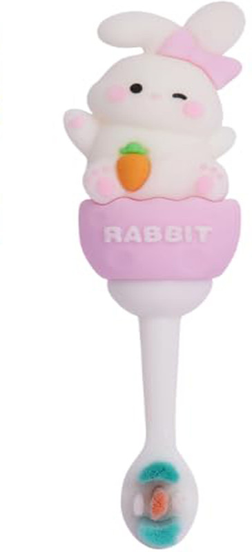 Gomzy Kids Toothbrush -Rebbit Shape Design Soft Tooth Brush Extra Soft Toothbrush