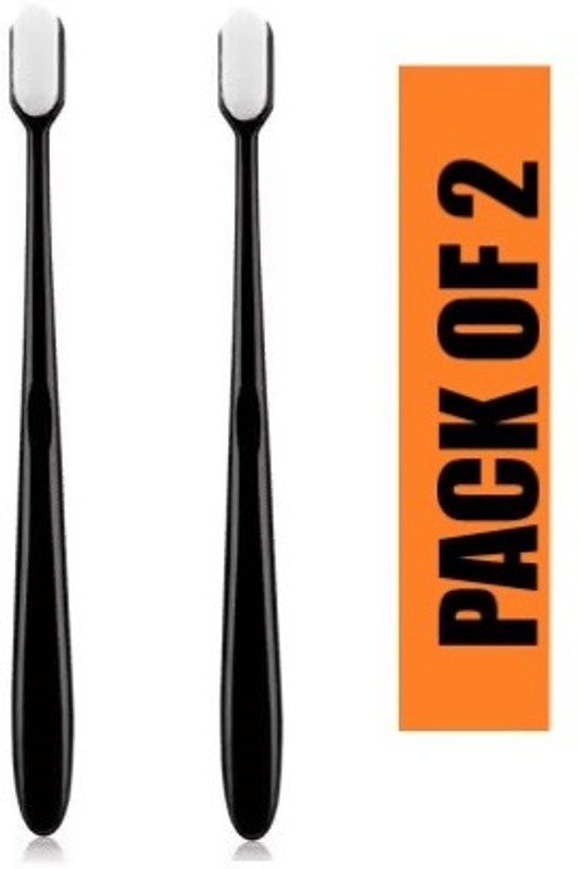 zUKRBOX Toothbrush Sensitive Gums Manual Toothbrush with 20000 Soft Bristle for Gum Care Ultra Soft Toothbrush(Pack of 2)
