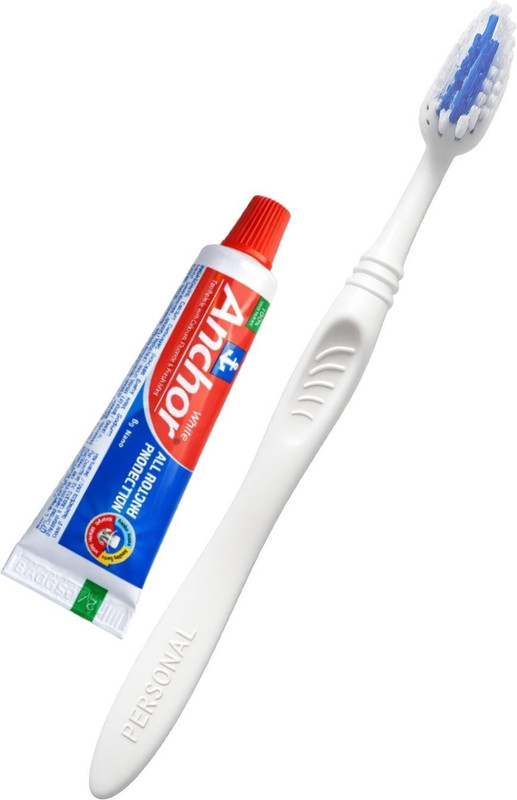 Trino Hotel Dental Kit with 1 Toothbrushes and Toothpaste Pack of 50 Ultra Soft Toothbrush(Pack of 50)