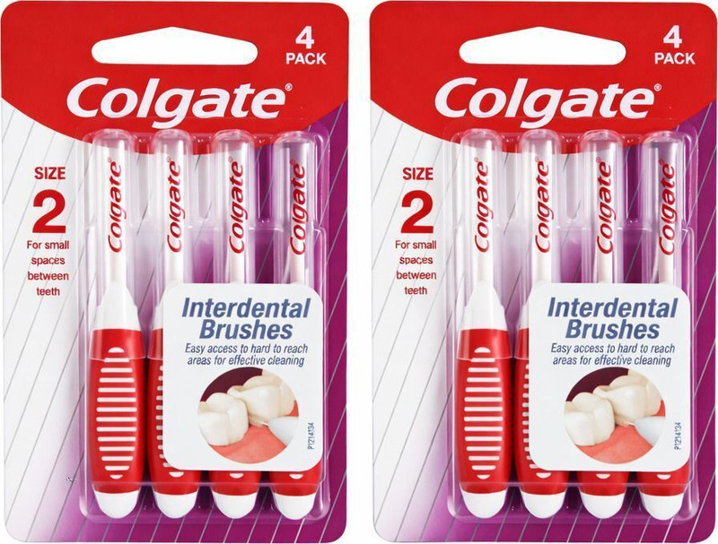 Colgate Total Interdental Brush for effective cleaning Soft Toothbrush(Pack of 8)
