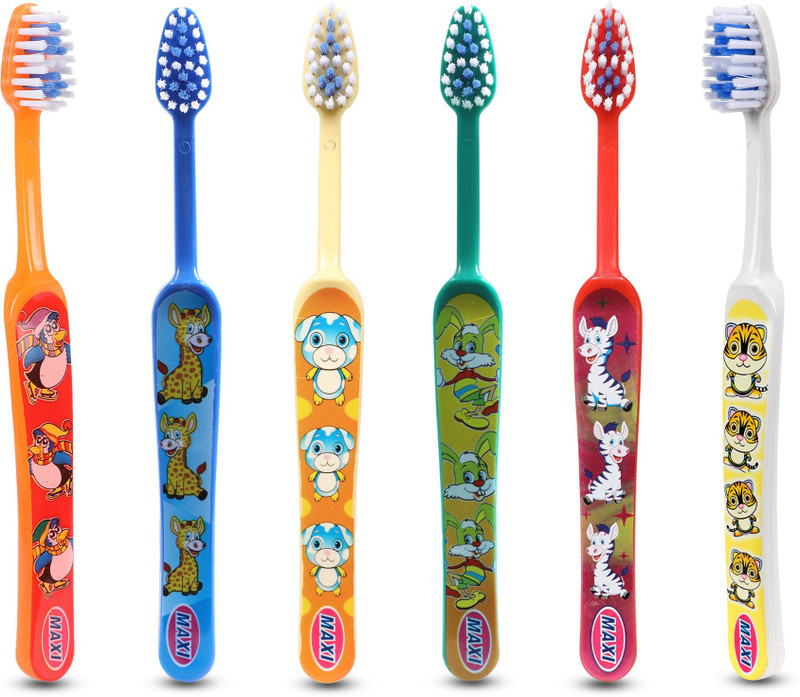Maxi TomTom Junior Soft Toothbrush(Pack of 6)