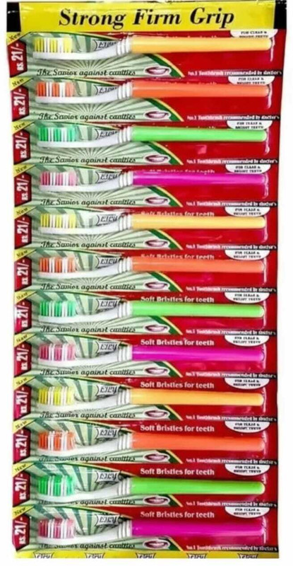 CLIFF toothbrush Medium Toothbrush(Pack of 12)