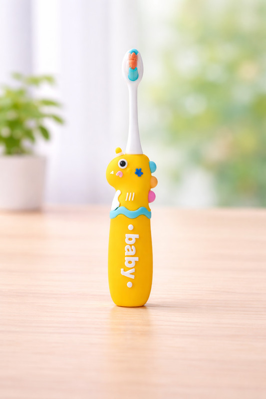 beeby Baby BPA Free Kids Toothbrush Supersoft Bristles for Kids/Babies/Toddlers 2Year+ Extra Soft Toothbrush
