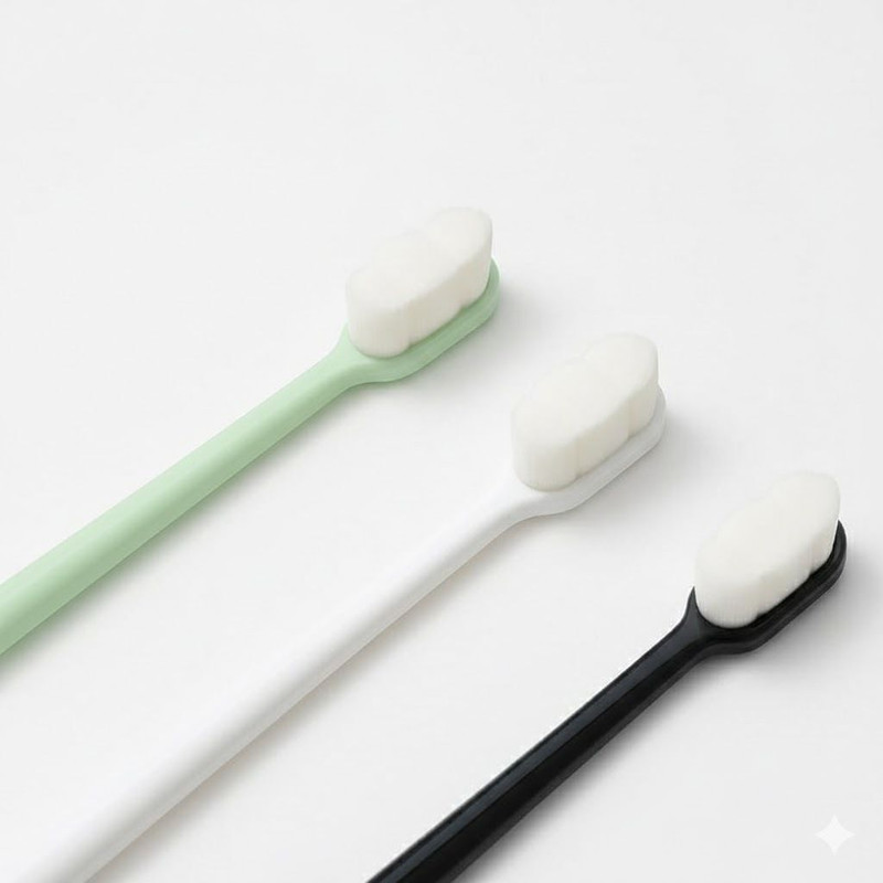 BME 3pc 10000 Nano Bristles Ultra Soft Toothbrush for Sensitive Gums Ultra Soft Toothbrush(Pack of 3)
