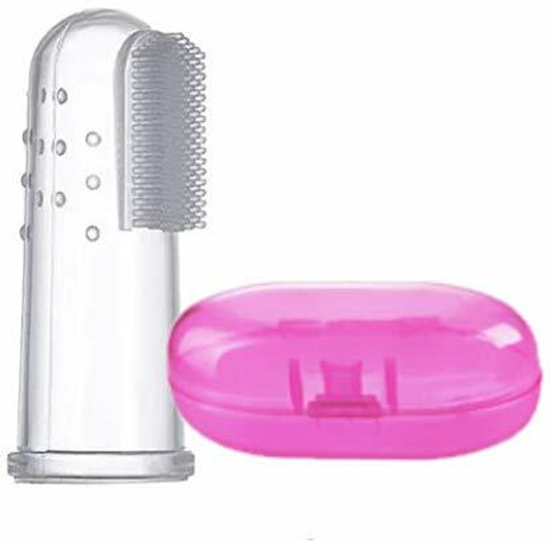 Mommie Baby Soft silicon Finger toothbrush with Box Extra Soft Toothbrush