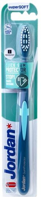 EESHA ETERNAL Click Gum Protector Jordan SuperSoft Bristles Imported gentle to Teeth & Gums Extra Soft Toothbrush