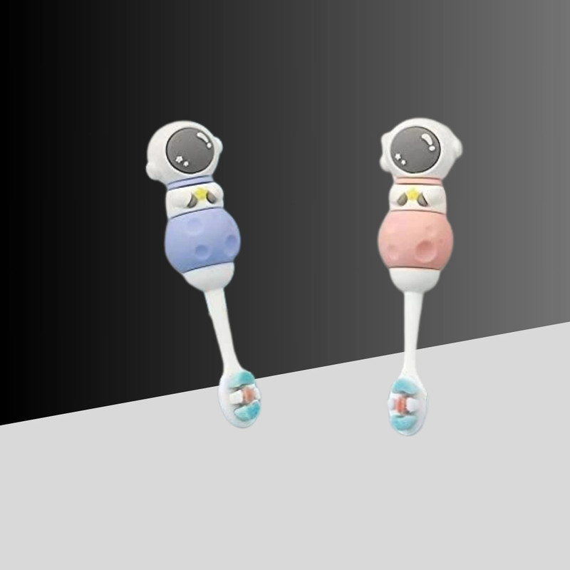 Glenston Toothbrush Space Astronaut Design Soft Tooth Brush pack of 1 Ultra Soft Toothbrush