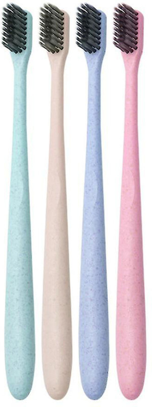 EarthyEssential Wheat Straw Soft Toothbrush(Pack of 4)