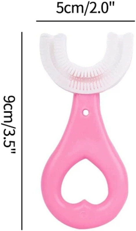 Ramya beauty care Suitable Toothbrush Silicone U-Shape Brush Tooth Brush for 2-9 Years Ultra Soft Toothbrush