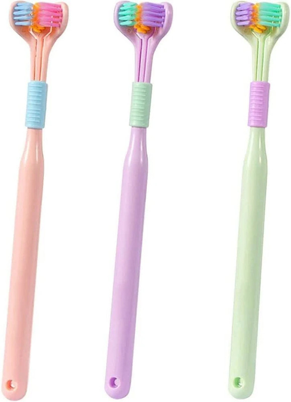 WAGKOVA Soft Bristle Toothbrush for Adults | Gentle Gum Care | Deep Clean Ultra Soft Toothbrush(Pack of 3)