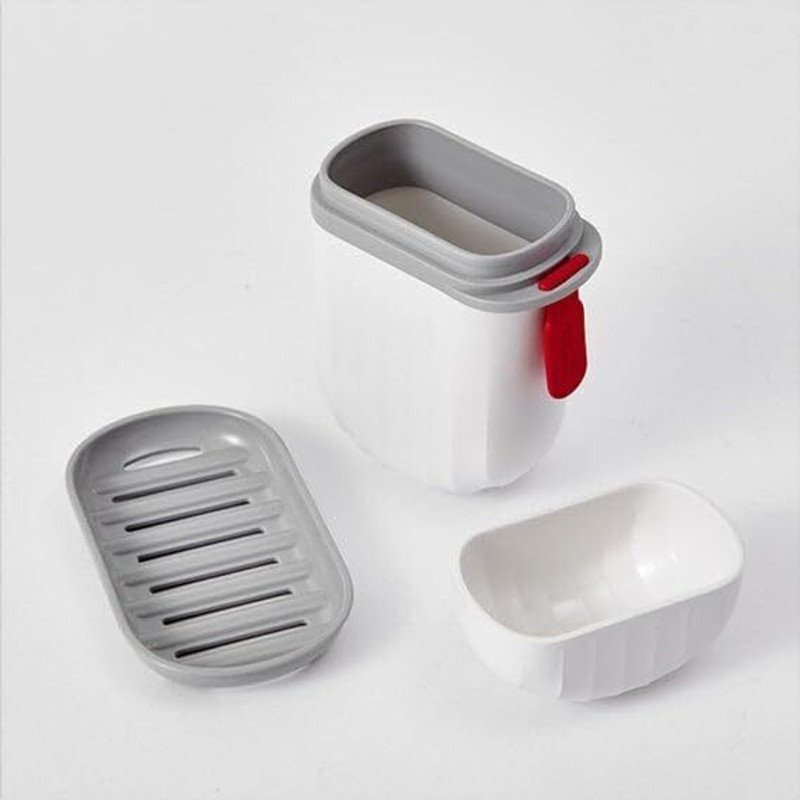AKTOM 1 Pcs Toothbrush Case Waterproof Travel Soap Dish Shower Medium Toothbrush
