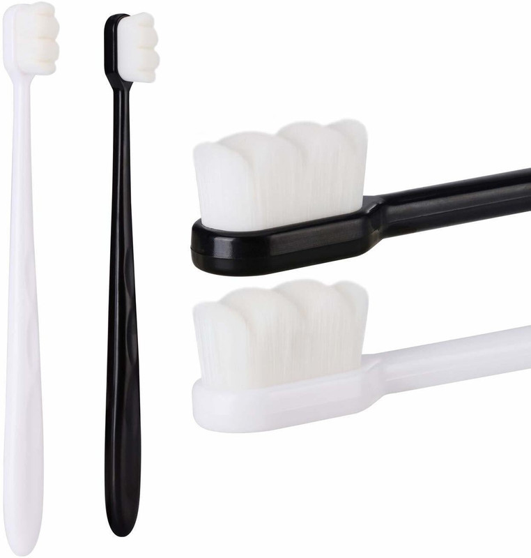 ZIVINI Extra Soft Manual Toothbrush For Smooth & Refreshing BrushingFor Sensitive Gums Ultra Soft Toothbrush(Pack of 2)