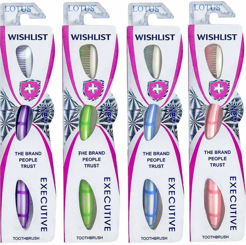 WISHLIST Lotus Brush Flex Ultra Soft Toothbrush | Manual Brush with Gentle Soft Bristles Ultra Soft Toothbrush(Pack of 4)