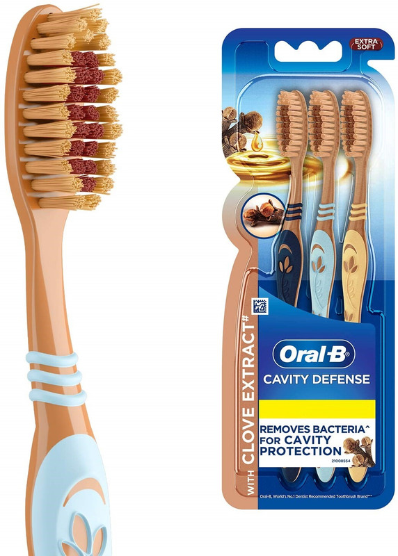 Oral-B Cavity Defense, Value Pack of 6, Multicolour Soft Toothbrush(Pack of 6)