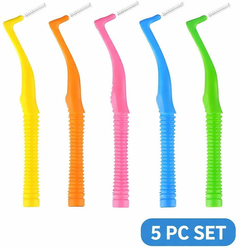 AK10ZONE Interdental Brushes | Portable Dental Picks for Deep Cleaning Between Teeth Soft Toothbrush(Pack of 5)
