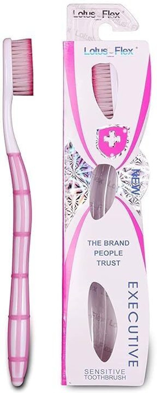 CHITROSE Lotus-Flex Toothbrush with Flexible Neck, for Sensitive Teeth Ultra Soft Toothbrush(Pack of 2)