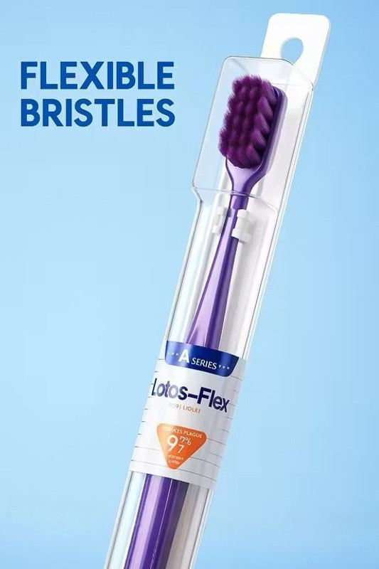 LOTUS FLEX Toothbrush- A' Series (Pack of 2 Get 2) Ultra Soft Toothbrush(Pack of 4)