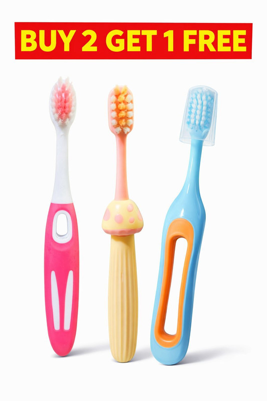 SONAESSENTIAL Soft Bristle Toothbrush for Kids Gentle Daily Oral Care Ultra Soft Toothbrush(Pack of 3)