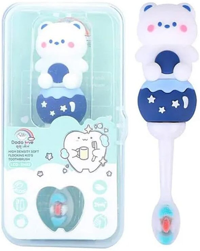 jalaram Kids Toothbrush Animal Design Soft Tooth Brush (Pack of 1) Random Colour Extra Soft Toothbrush