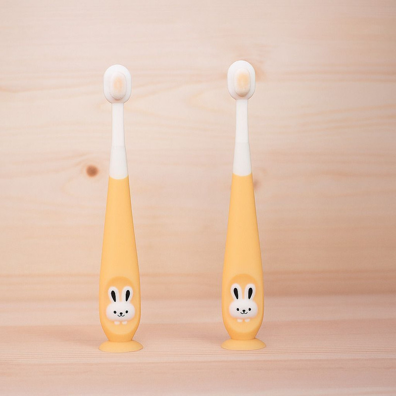 Wagwanfly Supersoft Bristles & Section Cup Base Tooth Brush for Kids/Babies/Toddlers Ultra Soft Toothbrush(Pack of 2)
