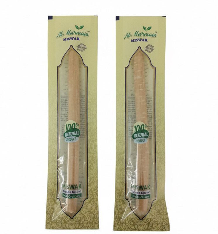 MHAX Miswak Stick Best Oral for Kids and Adults Natural Teeth Cleaning Multi-Purpose Soft Toothbrush(Pack of 3)