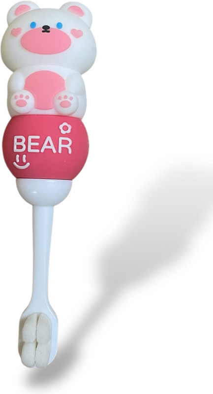 R R GANEX Bear character Soft bristle with easy grip Extra Soft Toothbrush