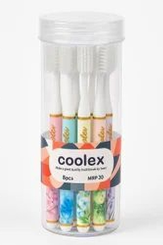 Coolex Multi colour toothbrush -pack of 8 Extra Soft Toothbrush(Pack of 8)