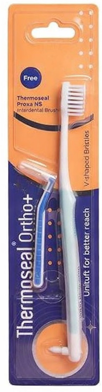 MEDDENT Ortho Plus Toothbrush with Free Proxa NS Interdental Brush Extra Soft Toothbrush(Pack of 2)