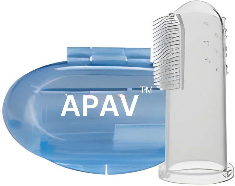 APAV Silicone Baby Finger Toothbrush, BPA/BPS Free, Great for Massaging Ultra Soft Toothbrush
