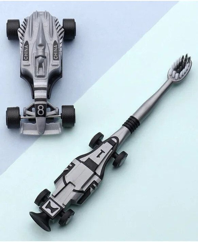 PSA Kid's Toothbrush With Car Extra Soft Toothbrush