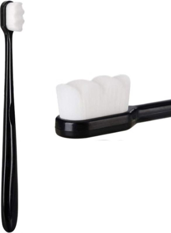 MALBEC Zigzag Manual Toothbrush Ultra Soft Bristles for Adults Gum Care & Oral Hygiene Ultra Soft Toothbrush
