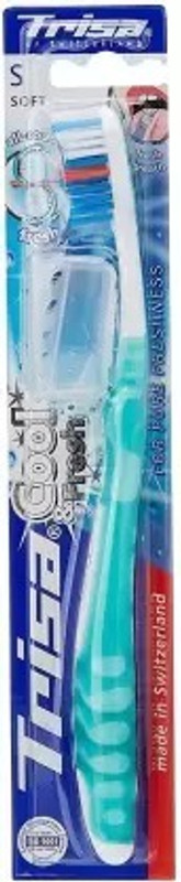 Trisa cool and fresh toothbrush Blue Soft Toothbrush