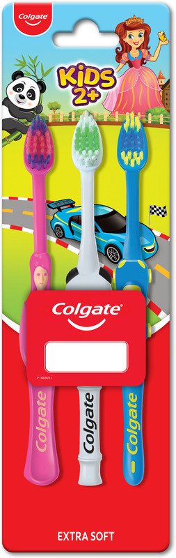 Colgate Kids (2+years) Gentle Bristles Extra Soft Toothbrush(Pack of 3)