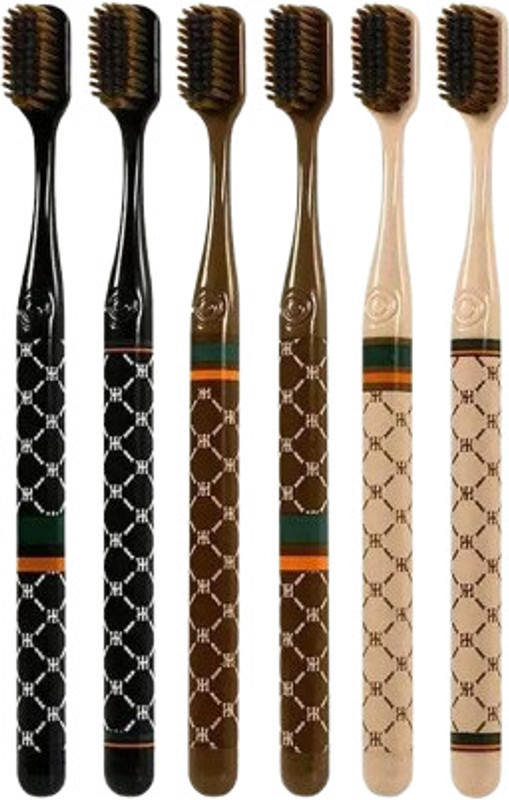 Jaravik Flex Toothbrush with Soft Grade Bristles (Pack Of 6) Multicolor Soft Toothbrush(Pack of 6)