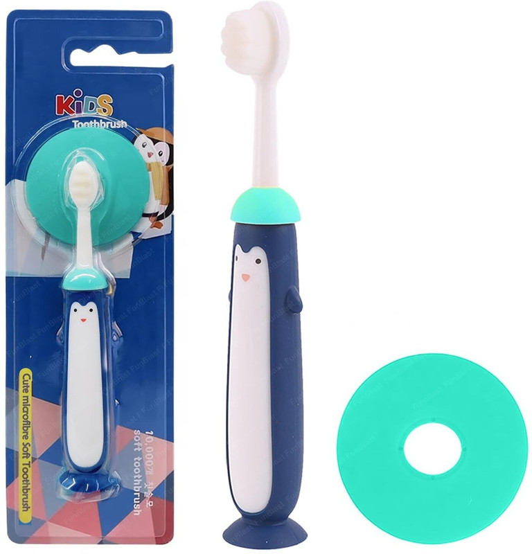 RuZon Kids Soft Bristle Toothbrush for Baby & Toddler (3–6 Years) Ultra Soft Toothbrush