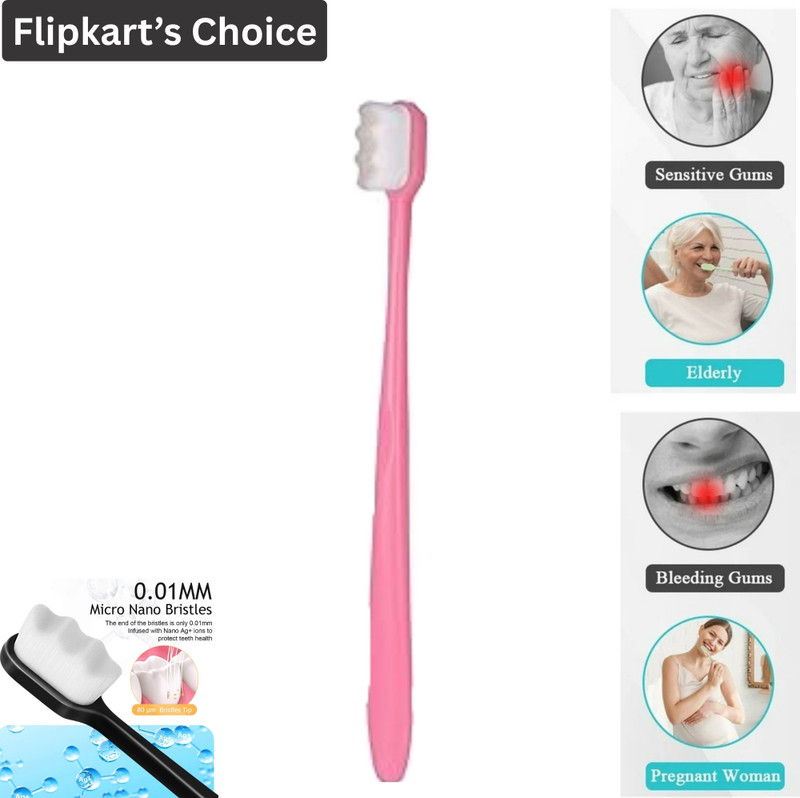 ZIKKU Feather Touch Toothbrush for Babies, Kids & Adults – 6M+ Safe Ultra Soft Toothbrush