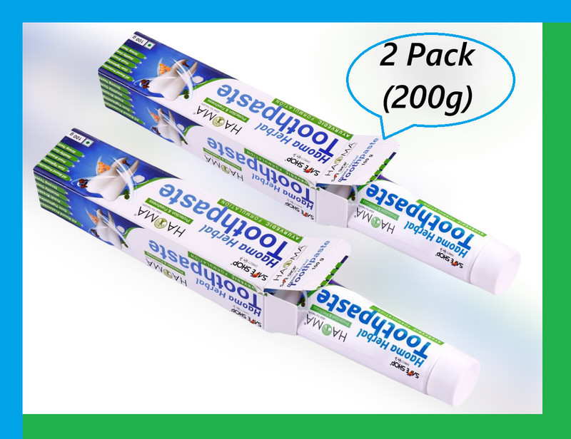 HAOMA Herbal Toothpaste All Round Protection Pack 2 Toothpaste(200 g)
