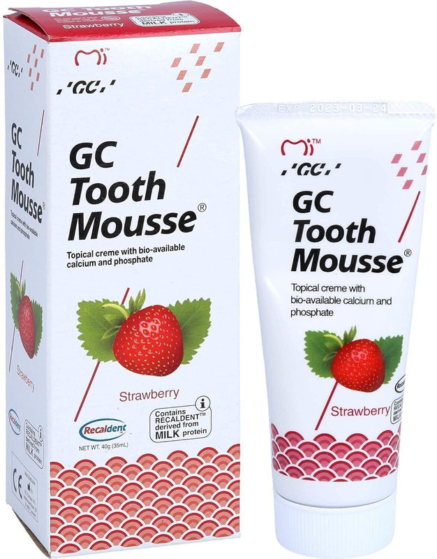 GC Tooth Mousse strawberry 40g/35ml Toothpaste (40 g) Toothpaste(40 g)