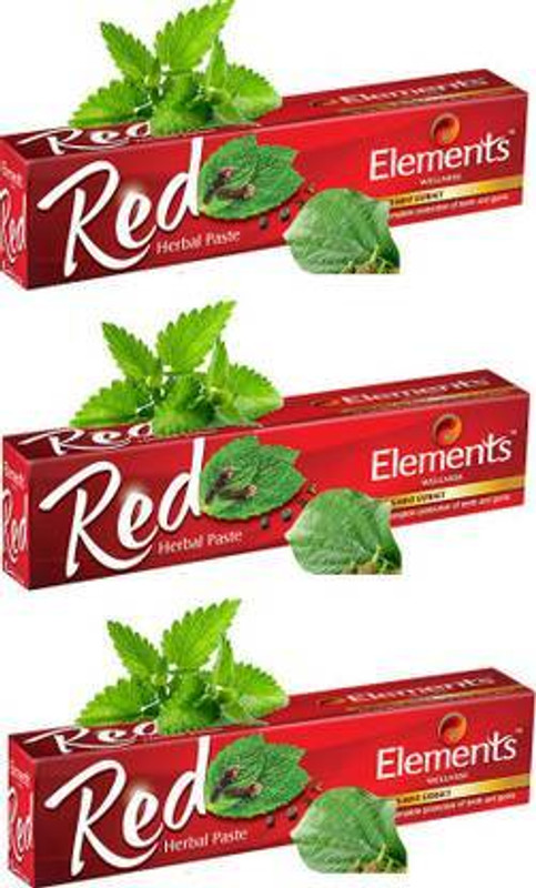 Element Red Herbal Toothpaste 200 gms (Pack of 2 X 100 g) Toothpaste(200 g, Pack of 2)